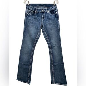 New Directions Weekend Contrast Stitching Jeans
